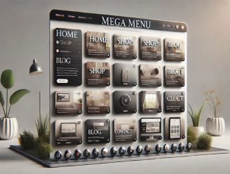 ساخت مگامنو در المنتور