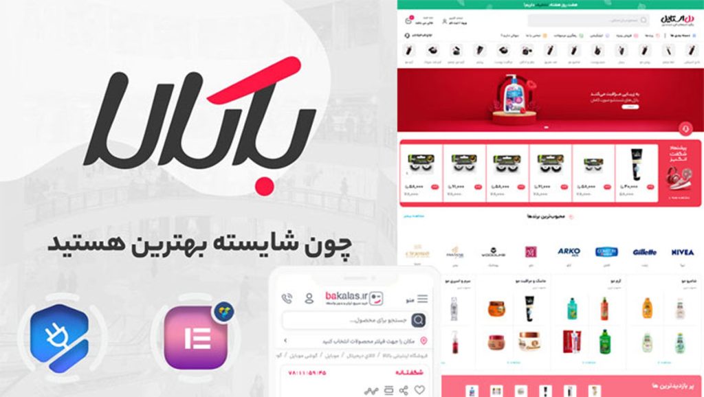 قالب فروشگاهی باکالا