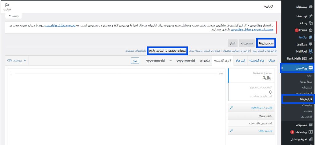 کوپن‌ها براساس تاریخ