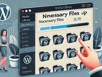 حذف فایل های اضافی در وردپرس