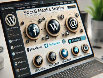 دکمه های انتشار پست در شبکه های اجتماعی در وردپرس