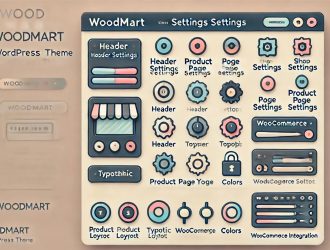 تنظیمات قالب فروشگاهی وودمارت