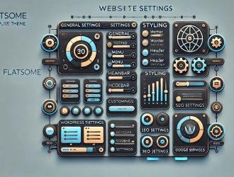 تنظیمات قالب فروشگاهی فلت سام